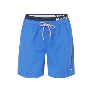 Happy Shorts Heren zwemshort dubbele waistband effen