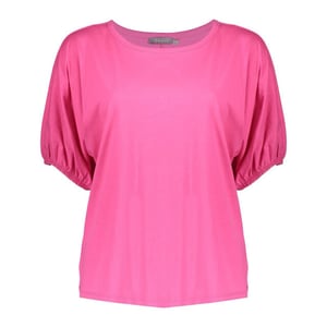 Geisha T-shirt elastic cuffs fuchsia