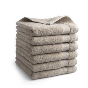 DoubleDry Hotel handdoeken 50 x 100 cm – set van 6 – 100% katoen 500 g/m2 –