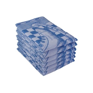DoubleDry Luxe theedoeken set 6 stuks 50x70 cm 100% katoen hoge