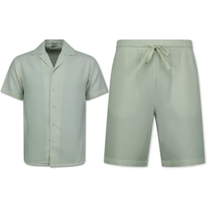 Enos Ribbed oversized shirt zomerset