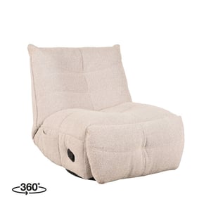 Label51 Fauteuil take it easy naturel boucle