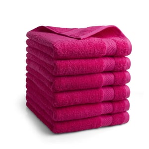DoubleDry Hotel handdoeken 50 x 100 cm – set van 6 – 100% katoen 500 g/m2 –
