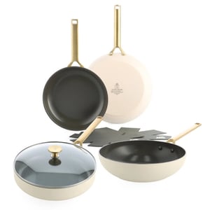 BK Cookware Bk sublime keramische pannenset crème 4-delig