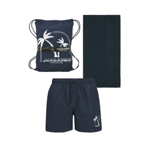 Jack & Jones Jongens beach pack jpstmaui strandpakket donker
