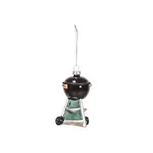 House Vitamin Xmas hanger barbecue glass black 5x5x9,5cm
