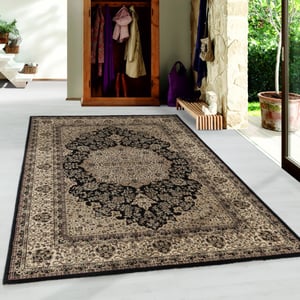 Muratap Gholam oosters klassiek laagpolig vloerkleed / beige- 80x150