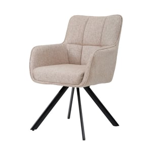 Livingfurn eetkamerstoel tori salmon - set van 2