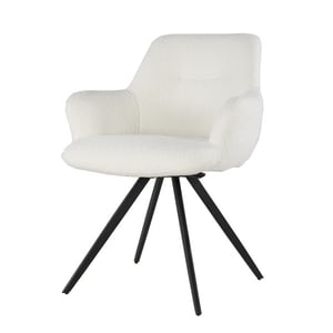 Livingfurn eetkamerstoel doreen boucle - 2 stuks
