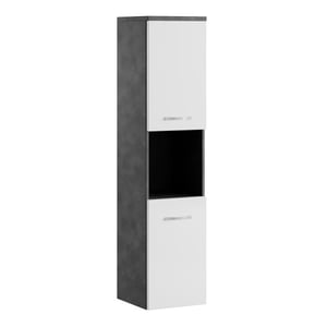 Badplaats Badkamerkast montreal 30 x 30 x 131 cm met wit hangende