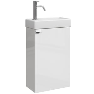 Badplaats Toiletmeubel apollo 40 x 22 cm hoogglans fonteinmeubel met