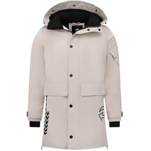 Enos Beige winterjas 9803