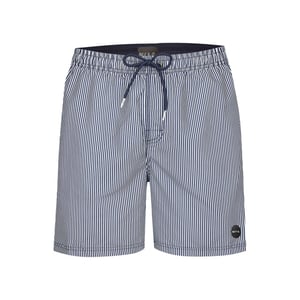 Phil & Co Gestreepte zwemshort heren / wit