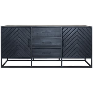Home67 Dressoir rune visgraat mangohout 170 cm