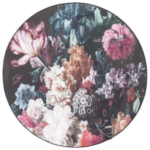 Home67 Vloerkleed flores rond ø120 cm