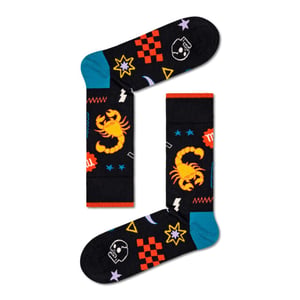 Happy Socks scorpio sterrenbeeld schorpioen zwart
