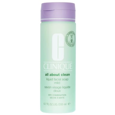 Clinique All About Clean vloeibare gezichtszeep mild voor de droge en gecombineerde huid