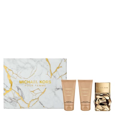 Michael Kors Pour Femme Cadeauset - 50 ml eau de parfum, 50 ml douchegel en 50 ml bodylotion