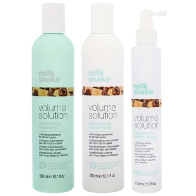milk_shake Volume Solution Trio: Shampoo 300ml, Conditioner 300ml & Volumizing Styling Spray 175ml