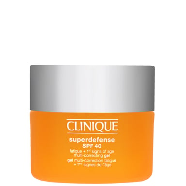 Clinique Superdefense Multi-Correcting Gel SPF40 tegen vermoeidheid en de eerste tekenen van veroudering