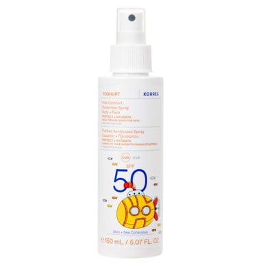 KORRES Kids Zonnebrandspray SPF50 - Milde yoghurtformule 150 ml