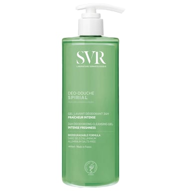 SVR Spirial Intense Freshness 400ml Deodorizing Cleansing Gel for All Skin Types