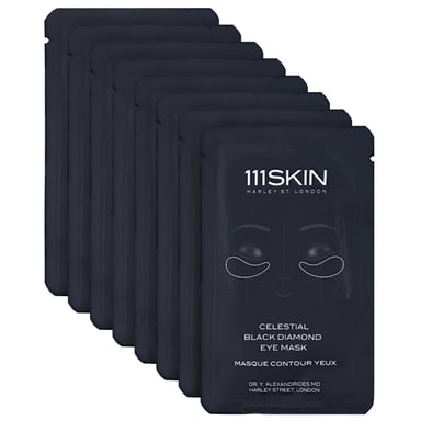 111SKIN Intensive Celestial Black Diamond Oogmasker, 8 x 6 ml