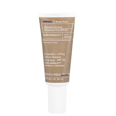 KORRES Black Pine 4D BioShapeLift Verstevigende Getinte Hydraterende Crème SPF20 voor een Stralende Huid