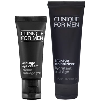 Clinique Men's Anti-Age Duo – Eye Cream 15ml & Moisturizer 100ml