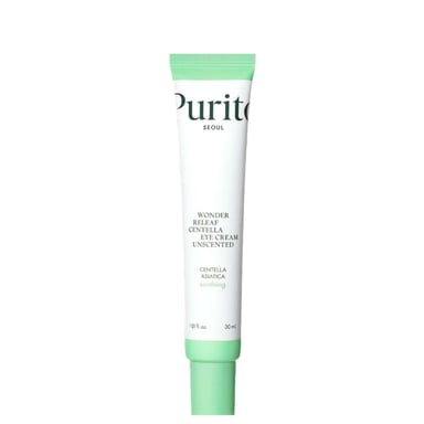 Purito Wonder Releaf Centella Eye Cream 30ml - Unscented Hydrating Treatment