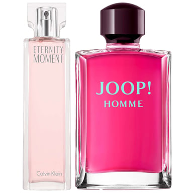 Calvin Klein & JOOP! Cadeauset: Eternity Moment 100 ml EDP + JOOP! Homme 200 ml EDT