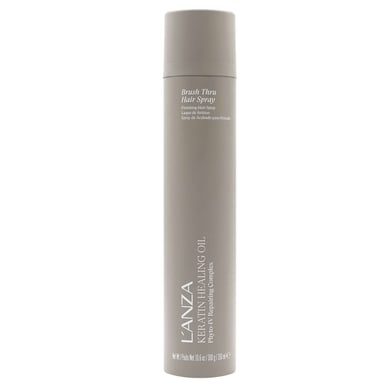 L'Anza Keratin Healing Oil Brush-Thru Spray 350ml, Medium Hold, Sneldrogend
