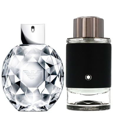 Armani Diamonds 100ml & Montblanc Explorer 100ml Duo Eau de Parfumset