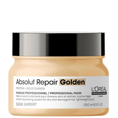 L'Oréal Professionnel SERIE EXPERT Absolut Repair Golden Resurfacing Masker voor beschadigd haar