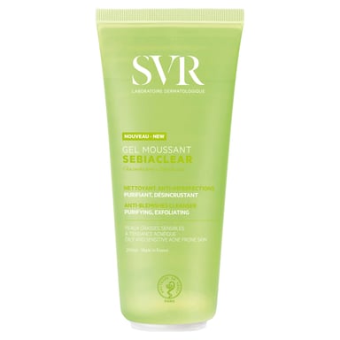SVR Sebiaclear 200ml Foaming Salicylic Acid Cleanser for Oily Skin
