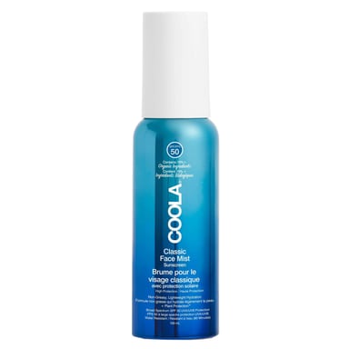 Coola Classic Face Mist SPF 50 - Biologische zonnebrandcrème voor een stralende huid