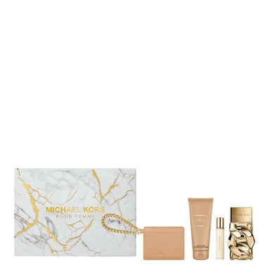 Michael Kors Pour Femme Eau de Parfum 100 ml cadeauset met 100 ml bodylotion en 10 ml EDP-cadeau