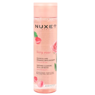 Nuxe Very Rose Soothing Micellar Water 200ml for Gentle Makeup Removal