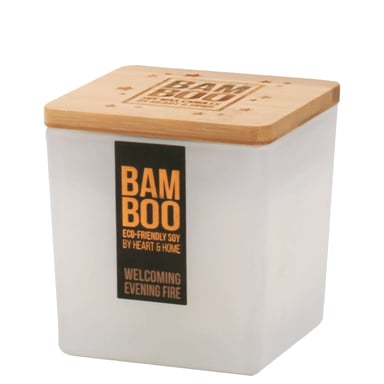 BAMBOO Grote Sojawas Potkaars Welkom Avondvuur 210g