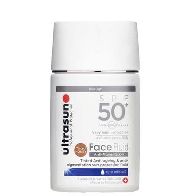 Ultrasun Getinte Gezichtsvloeistof SPF50+ - Zonbescherming tegen pigmentvlekken