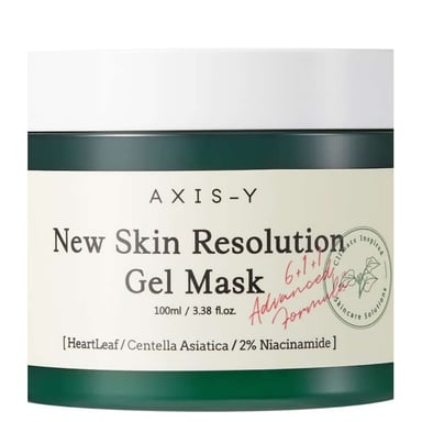 Axis-Y 6+1+1 New Skin Resolution Gel Mask - 100ml for Radiant Skin