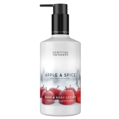 Scottish Fine Soaps Appel & Specerijen Hand- & Bodylotion 300ml - Luxe Hydratatie