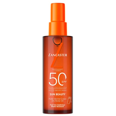 Lancaster Sun Beauty Satin Dry Oil SPF50 - Snelle bruiningsoptimalisator voor het lichaam 186 g