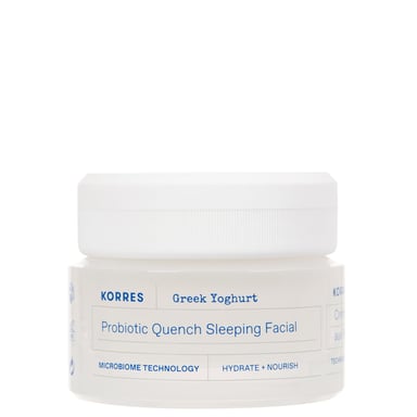 KORRES Griekse Yoghurt Probiotica Quench Slaapmasker 40ml voor een gehydrateerde huid