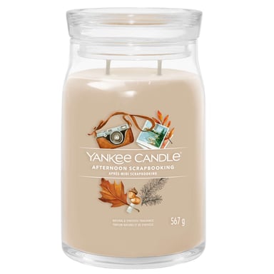 Yankee Candle Signature Large Jar Candle Afternoon Scrapbooking 567g