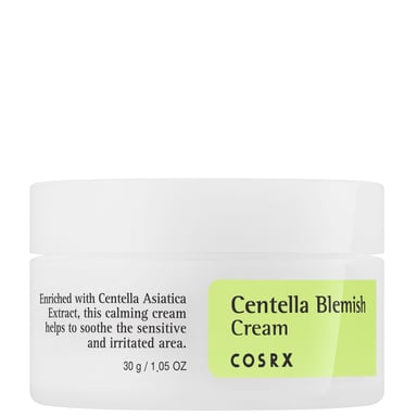 COSRX Centella Blemish Cream 30g - Snelwerkende plaatselijke behandeling voor onzuiverheden