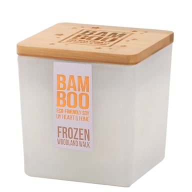 BAMBOO Grote Potkaars Frozen Woodland Walk 210g