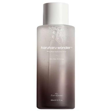 Haruharu Wonder Zwarte Rijst Hyaluronzuur Toner - 300 ml voor een gehydrateerde huid