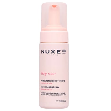 Nuxe Very Rose Light Cleansing Foam - 150ml Gentle Facial Cleanser