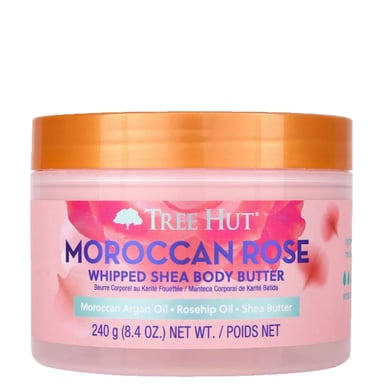 Tree Hut Moroccan Rose Whipped Body Butter - Luxurious Hydration 240g